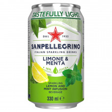 San Pellegrino Lemon & Mint 330ml Can